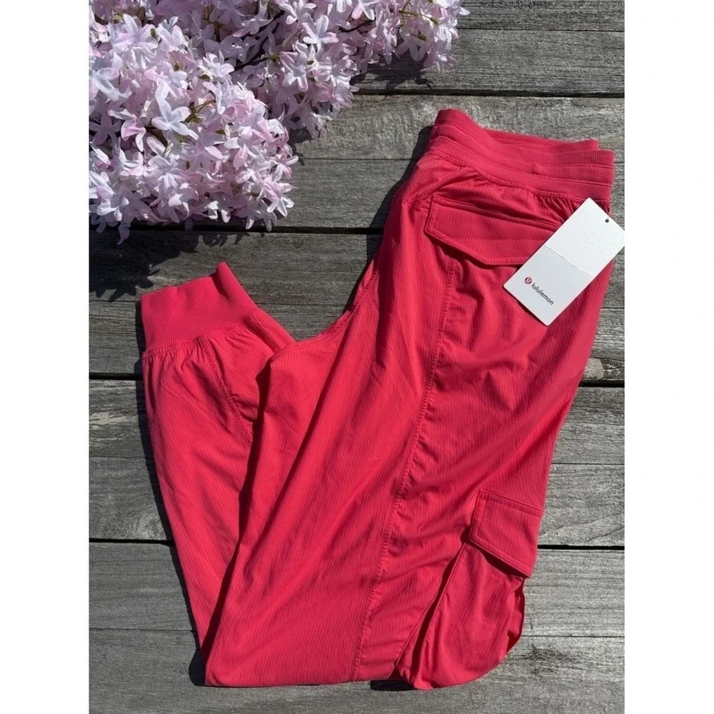 Lululemon Dance Studio Cargo Jogger glazed pink Medium NWT pants scrubs